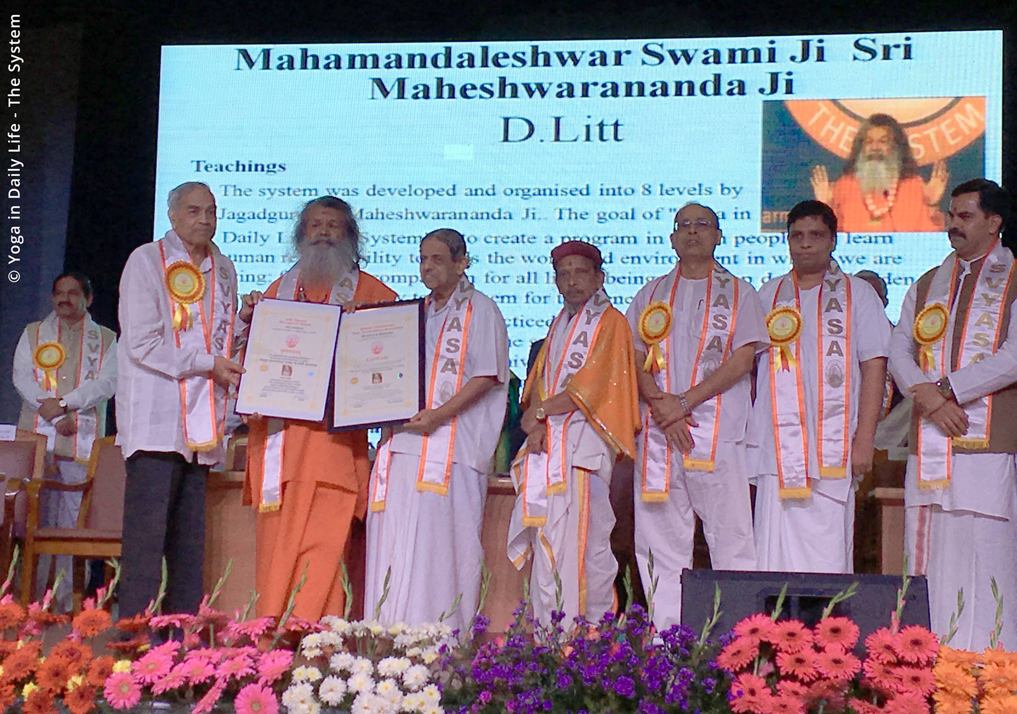 Author Of The Yoga In Daily Life System Ordained With